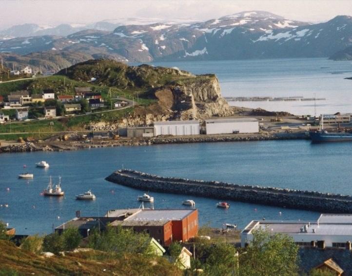 Utsikt over Hammerfest og havna
